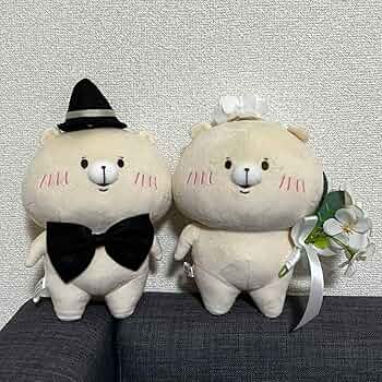 ともだちはくま　新郎新婦ぬいぐるみ×牛（丑）くまちゃんセット ロフト公式 on X: 